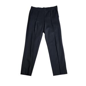 J.Crew Black Elastic Waist Trousers Cotton Blend Womens Size S